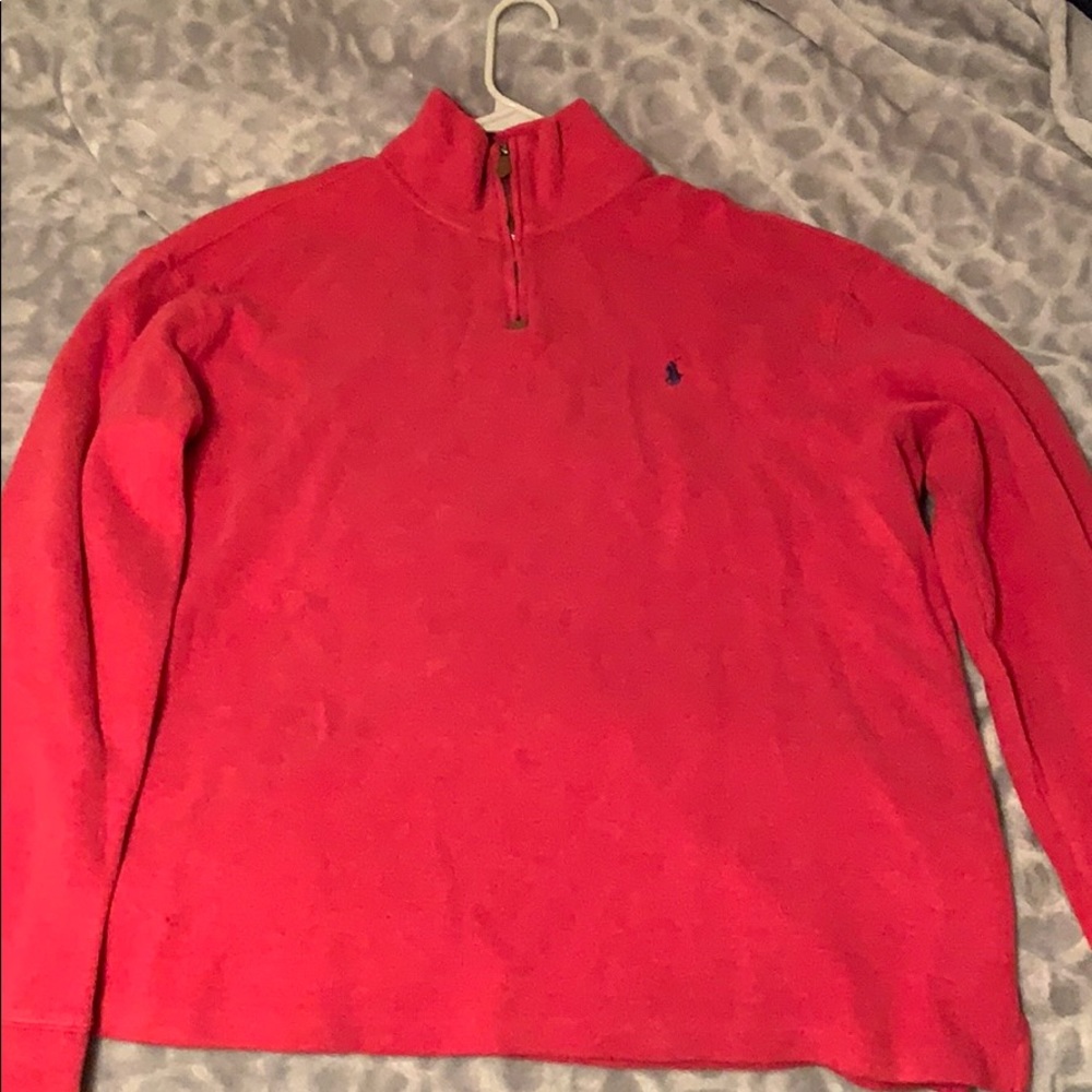 Polo Ralph Lauren men’s half zip cotton sweater